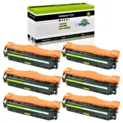 GREENCYCLE 6 Toner CF380X Fits For HP 312X LaserJet Pro MFP M476dn M476dw M476nw