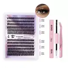 DIY Lash Extension Kit Individual Lashes 30D+40D with Seal&Bond | Tweezer&Brush