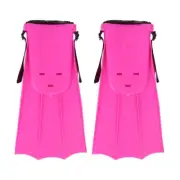 A Pair Lightweight Swimming Training Fins Snorkeling Short Flippers For FF