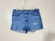 Levi’s Jean Shorts High Rise Size 34 NWT