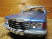 flat shipping fee 800 yen Super rare 1 18 Mercedes Benz S Class W126 ligh