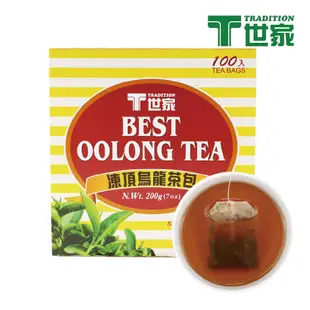 T世家 經典茶包系列(100入/盒) 茉香綠茶/鮮綠茶/凍頂烏龍茶/錫蘭紅茶 沖泡茶包 蝦皮直送