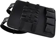minkissy Multi Functional Hairdresser Scissor Vest Bag Adjustable Straps Barber Chest Bag for Combs Clippers Hair Styling Tools Durable Storage for Stylists