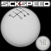 WHITE OL' SKOOL SHIFT KNOB FOR 6 SPEED SHORT THROW SHIFTER SELECTOR UN2 KIT (for: Audi)