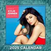 Kylie Jenner 2025 Music Calendar, 12-Month Celebrity Wall Calendar, Fan Gift