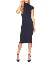Susana Monaco Mock Neck Dress