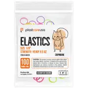 2000 Assorted Color Heavy 6.5 Oz 1/8" Chipmunk Latex Elastic Rubber Bands Braces
