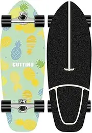 CX4-Truck Surfskate Skateboard,29.5IN Cruiser Skateboard with 65x43mm Wheel and ABEC-7 Bearing