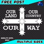 Eureka Stockade Flag Sticker Decal Vinyl Car Ned Southern Cross Aussie Country