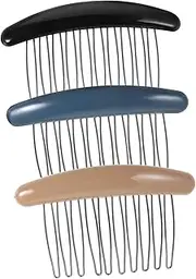 CALLARON 3pcs Korean Hair Styling Combs No Trace Backcombing Clips for Women Vintage Bridal Hair Accessories