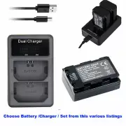 NP-FZ100 Battery Or Charger For Sony Alpha 9 A9 A9R 9S A9S A7RIII A7R3 Camera
