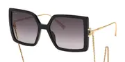 Chopard IKCH334 0BLK Men's Sunglasses Black Size 56