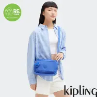 在飛比找Yahoo奇摩購物中心優惠-Kipling 深邃亮藍色多層隨身斜背包-ABANU M
