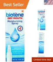 Biotene Gentle Mint Moisturizing Mouth Spray, Sugar-Free, for Dry Mouth and F...