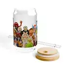 Muppets Sipper Glass, Kermit, Miss Piggy, Gonzo, Fozzie, Muppets Tumbler