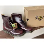 DR.MARTENS 馬汀鞋  全新 正品 英國帶回 VEGAN1460 CHERRY RED 馬丁鞋 馬汀大夫 馬汀靴