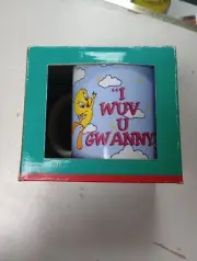 Vintage 1997 Looney Tunes Tweety Coffee Mug Cup “I Wuv U Granny” NIB