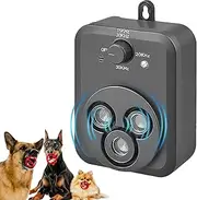 Barkbuz Anti Bark Device, 2025 New Anti Barking Device for Dogs, Qinux Barkbuz for Dog Bark Deterrent Devices Stops Bad Behavior,3 Speed Frequency with LED Flashlight, Free from Annoying Barks (1set)