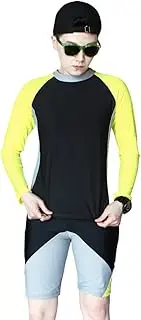 [BaronHong] Pullover Chest Binder Without Clips Quick-Drying Masuline Swimwear Top+Pants for Tomboy