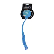 Scream Ball Launcher Throw & Fetch Dog Toy Loud Blue - 2 Sizes