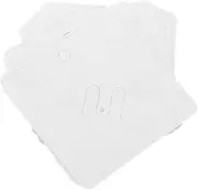 ibasenice 100pcs Blank Necklace Display Cards Earring Paper Cards with Holes Kraft Jewelry Cards Paper Jewelry Display Cards for Selling