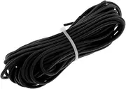 sharprepublic 2mm Cord Elastic Shock Cord Ties Trailers Trailers - Black, 10m