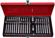 TooToo 40-Piece Combination Hex Torx and Spline Socket Bits Set Metal Storage Box Set