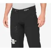 100 Percent 40002-00003 R-Core X Men's Shorts - Black, Size 34