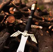 The Legend Of ZELDA Sword, Full Tang Skyward Link's Master Sword With Scabbard