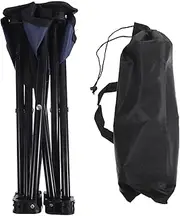 Homoyoyo Portable Folding Stool Outdoor Camping Stool Outdoor Walking Hiking Fishing Stool Camping Supply