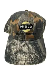 Midco Supply Home Cleaning Specialist Hat Cap Strapback Camouflage Brown N1 C