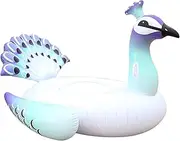 Swimming Ring Giant Peacocks Float Swimming Ring Floating Bed Adult Pool Floats Inflatable Mattress Floating Bed Beach Swimming Pool Toys LWX