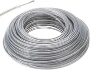 FUMHEUF Trimmer line Steel Wire Grass Trimmer Wire Rope Cord 3.0mm/.120" 50m/164ft Replacement Heavy Duty for Strimmer String Brushcutter