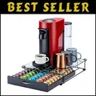 Sturdy Multi-Tier Coffee Pod Organizer for Nespresso Vertuo - 50 Pod Capacity