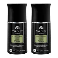 在飛比找PChome24h購物優惠-YARDLEY雅麗 英國都會男性體香劑 50ml*2入組