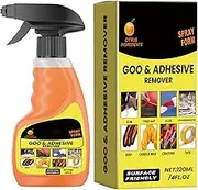Glue Remover Spray - Adhesive Remover for Car 120ml - Tape Removal Spray Multi-Functional Decal Stripper for Floor Tiles Window Indoor Carpet Wallpaper Metal Car Glass Wood Home Furniture