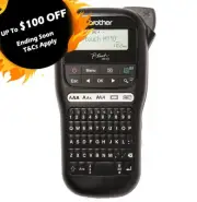 Brother PT-H110 P-Touch Handheld Label Maker Portable Labeller BLACK