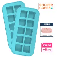 在飛比找momo購物網優惠-【Souper Cubes】多功能食品級矽膠保鮮盒-湖水綠1