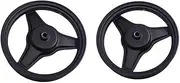 2 Pieces Metal Rear Wheel Rim Replaces for PY50 PW50 Motorcycle Repair Part, 11 inch/275mm, Black/162/194