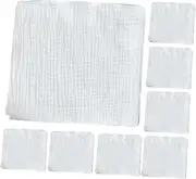 HOLIDYOYO 8Pcs Soft Washcloths Burp Cloths for Boy Girl Washable Reusable Nappies Urinary Pads Muslin Diapers for Easy Cleaning