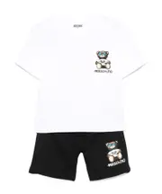 Teddy Bear shorts set 8Y White