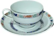 LIMOGES RAYNAUD KOUTANI CELADON CUP & SAUCER Set NEW