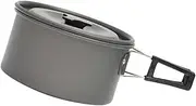 Abaodam 1 Set Portable Camping Cookware Non Stick Outdoor Food Container Lightweight Picnic Pot for Hiking and Camping Durable High Temperature Material Easy to Carry and Store