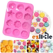 Silicone Mould Mold Pastry Mooncake Decor DIY Cookies Candy Moon Cake Chocolate