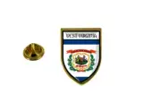pins pin's flag national badge backpack shield world usa west virginia