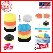 11Pcs Car Buffing Pads for Drill Polishing Pad for Drill Polishing Kit,3Inch ...