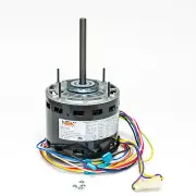 Furnace Air Handler Blower Motor 1/2-1/6 HP 1075 RPM 115 Volts 4 Speed