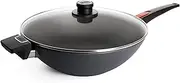 Woll Diamond Lite Detach Handle Induct Wok 34cm With Lid Gift Boxed