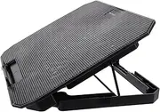 Uonlytech 1pc USB Laptop Cooler Stand for Notebook Ergonomic Design Heights Silent Radiator for Efficient Heat Dissipation Material Black