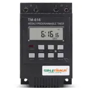 220V 30AMP TM616 Control Load 7 Days Programmable Digital TIME SWITCH Relay Timer Control